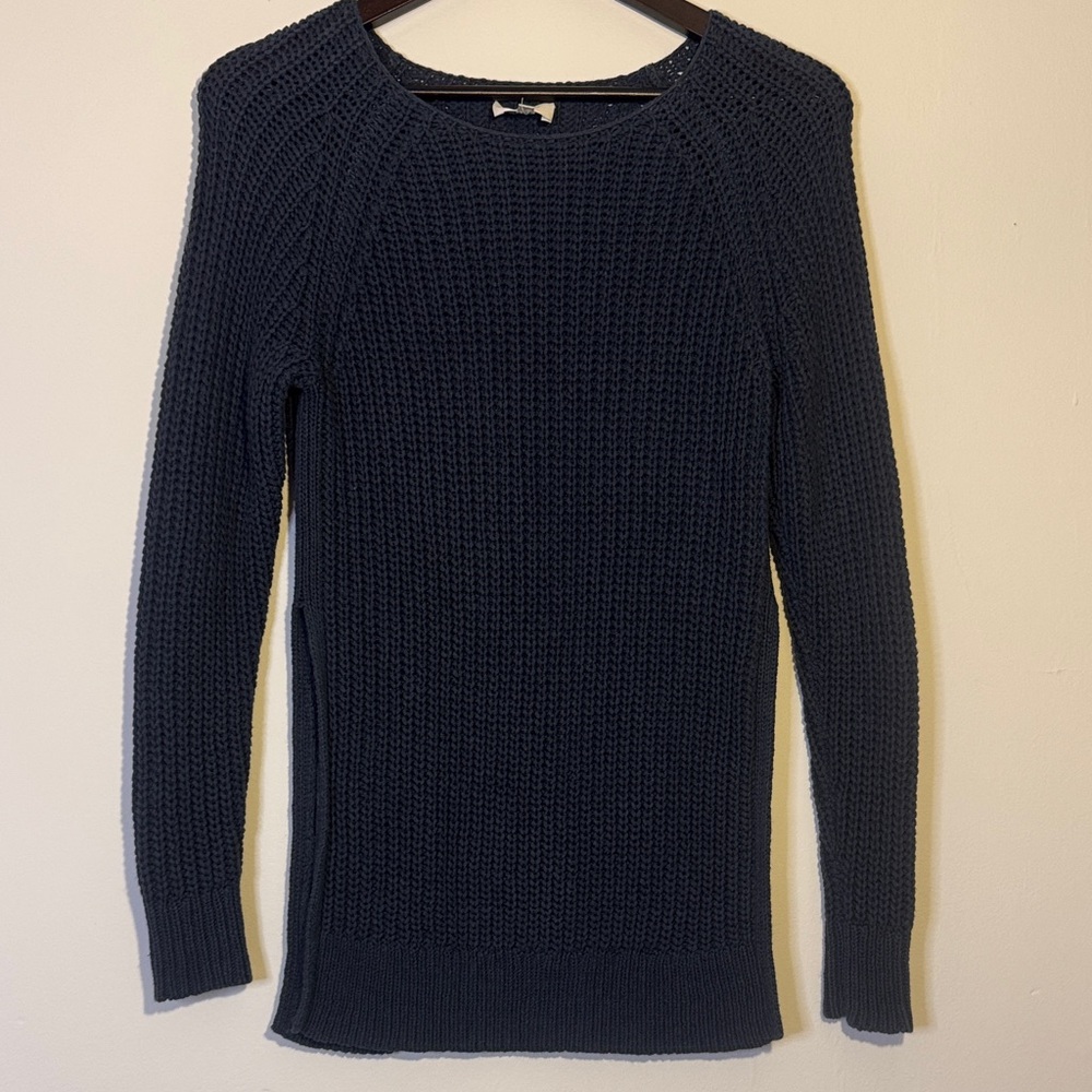 Wilfred Dark Blue Crew Neck Sweater